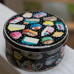 Vintage Dept 56 Metal Cookie Tin